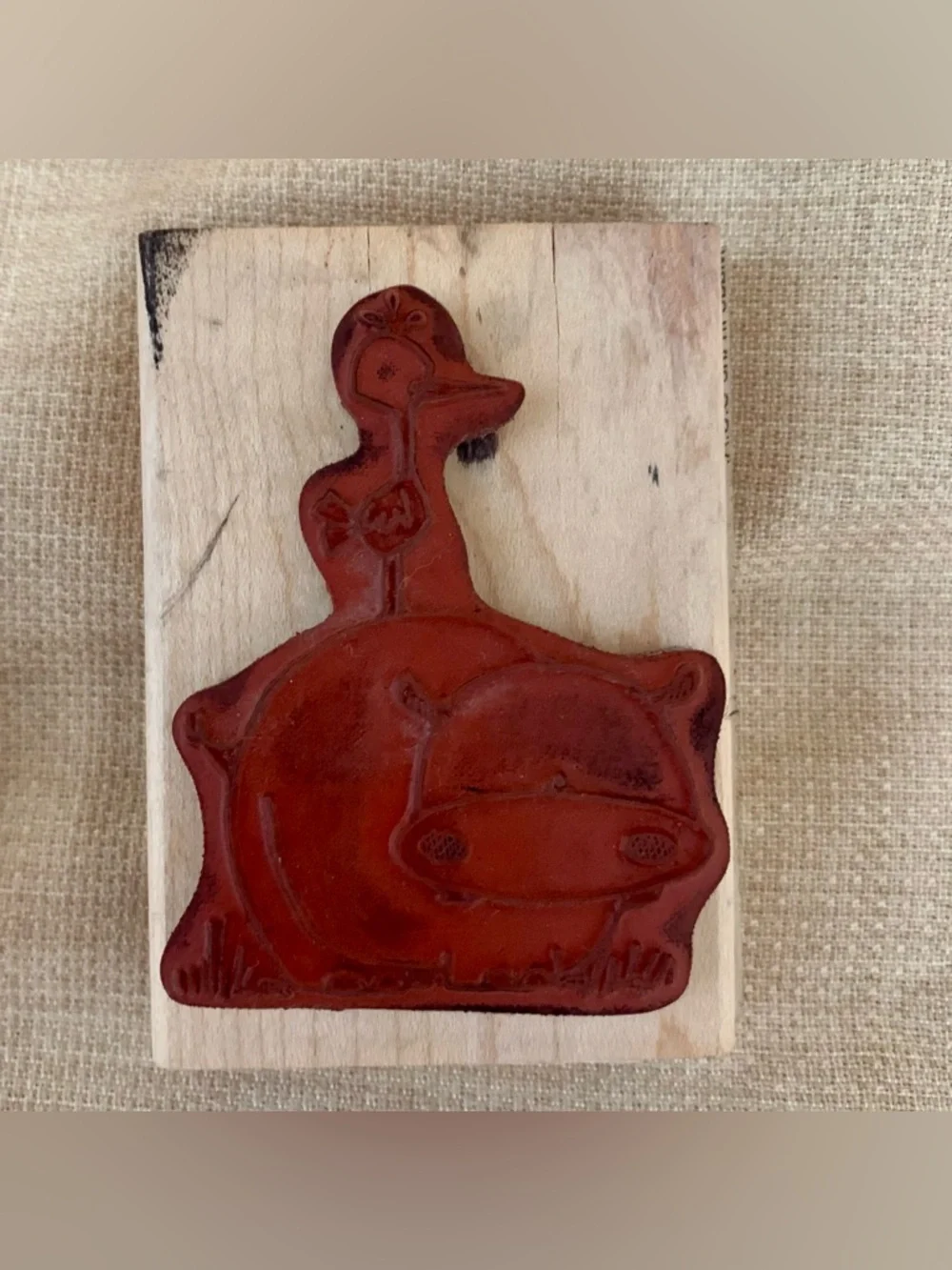🦛Wooden Rubber Stamp Bundle (2) Whipper Snapper & B&J’s Art Stamps